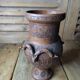 Greek terracotta pot vase vintage antique decoration
