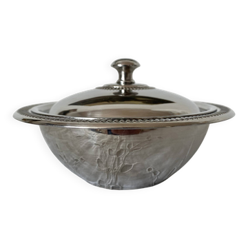 Stainless steel sugar bowl