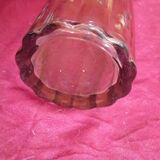 Carafe en verre taillé