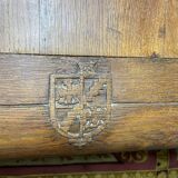 Solid oak monastery farm table