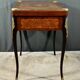 Mahogany Games Table, Louis XV/Louis XVI Transition Style – Late 19th Century
