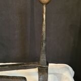 pair of cast iron chenet