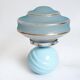 Old blue glass lamp