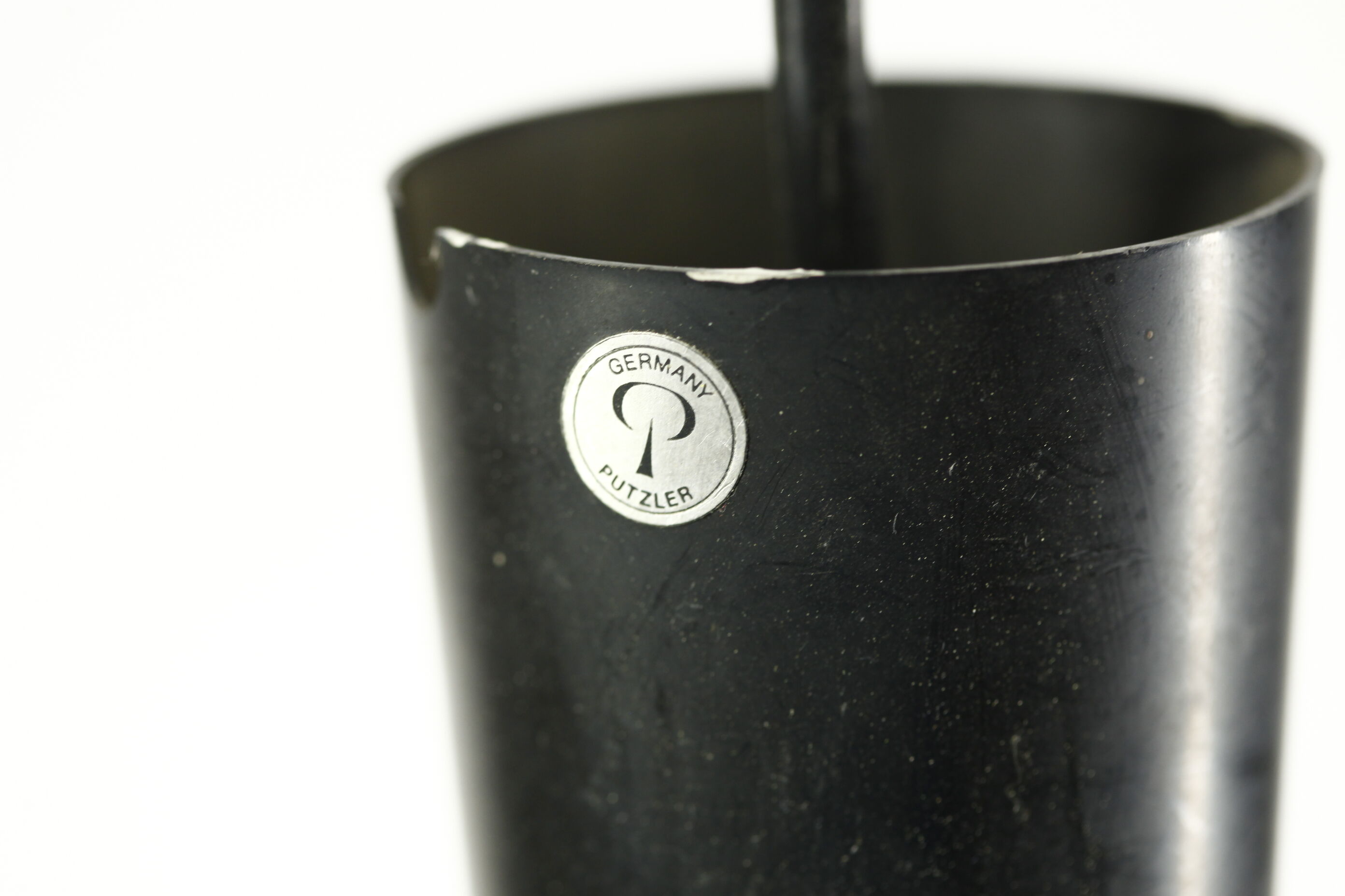 Peill & Putzler red glass ceiling lamp Germany 70s