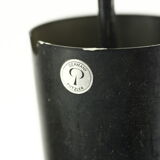 Peill & Putzler red glass ceiling lamp Germany 70s