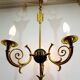 Empire Arrow Chandelier 3 Lights Bronze