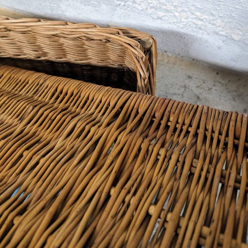 Large wicker trunk