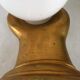 Vintage hand lamp in ceramic and opaline 70s