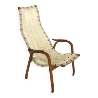 Fauteuil scandinave "Kurva", Yngve Ekström,  ESE-möbler, Suède, 1960