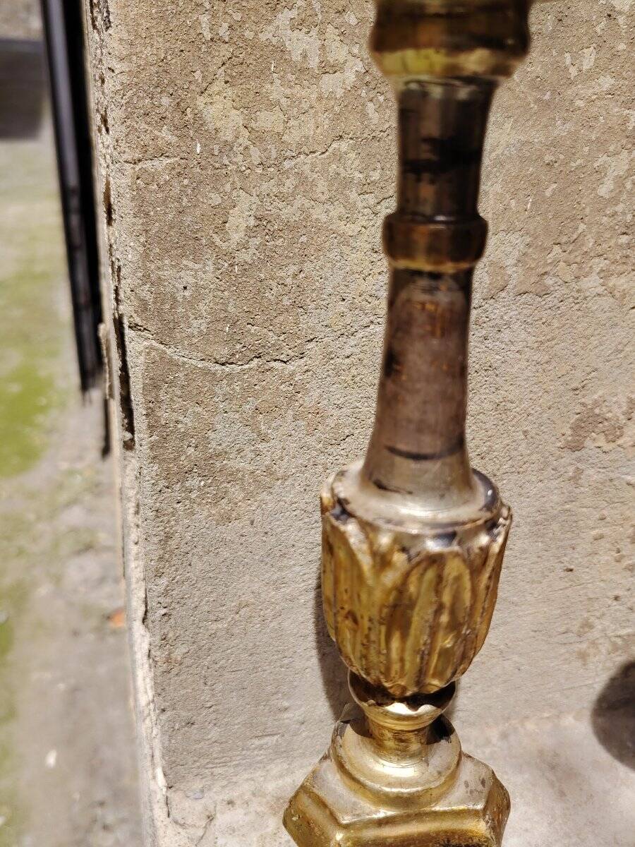 Original Louis XVI silver candlesticks and antiques from Mecca.