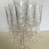 Service à champagne en cristal de Baccarat