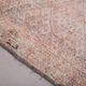 Tapis marocain vintage pâle 197 x 306 cm, tapis en laine berbère, tapis fait main boho