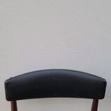 Pair of vintage teak Scandinavian chairs 1950