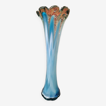 Grand vase soufflé années 70