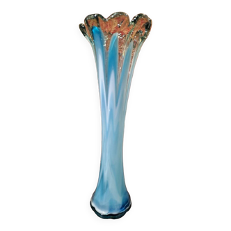 Grand vase soufflé années 70