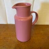 Antique emile henry pitcher vintage pink ceramik
