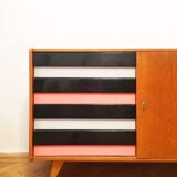Striped buffet by Jiri Jiroutek for Interier Praha, 1960s