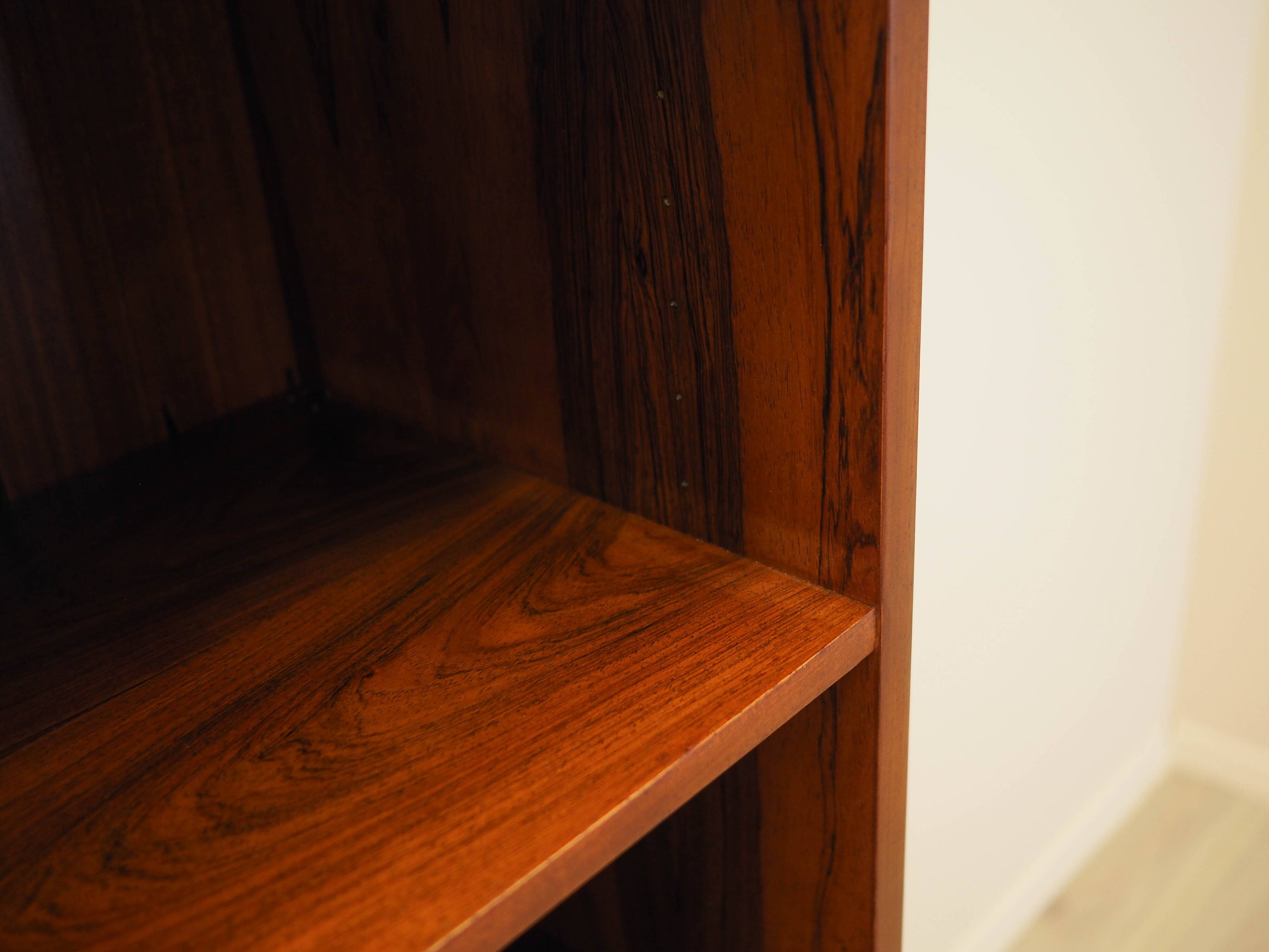 Rosewood bookcase, Danish design, 1970s, manufactured by Hundevad