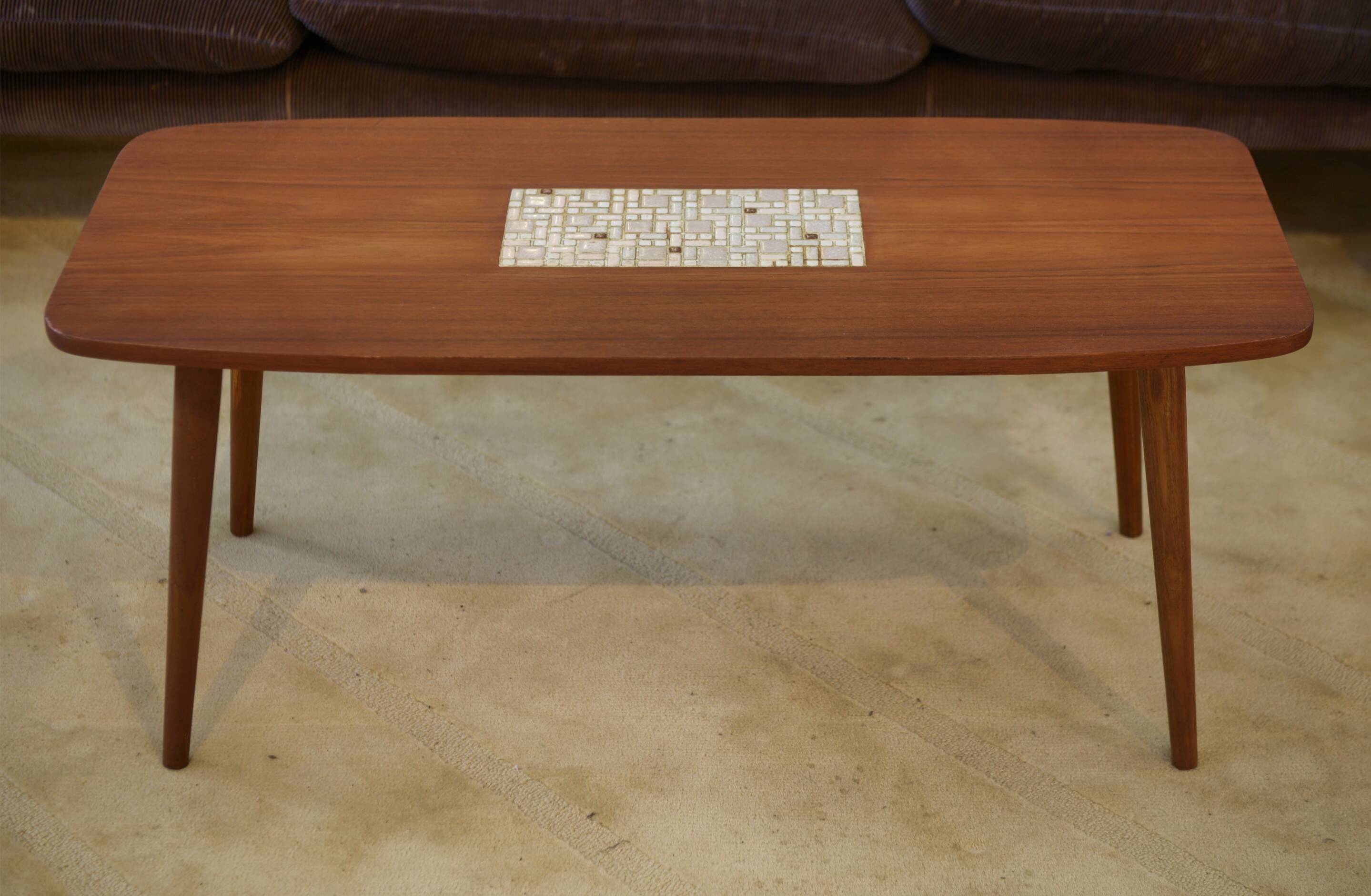 1960s Scandinavian mosaic coffee table