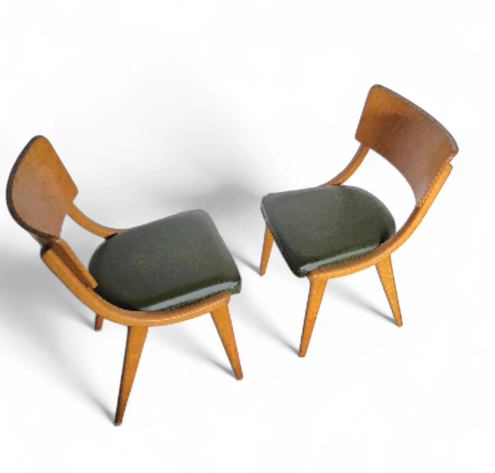 4 x Wooden Dining Benchairs 136 / Chairs by Stol Kamnik / 1960s / Slovenia
