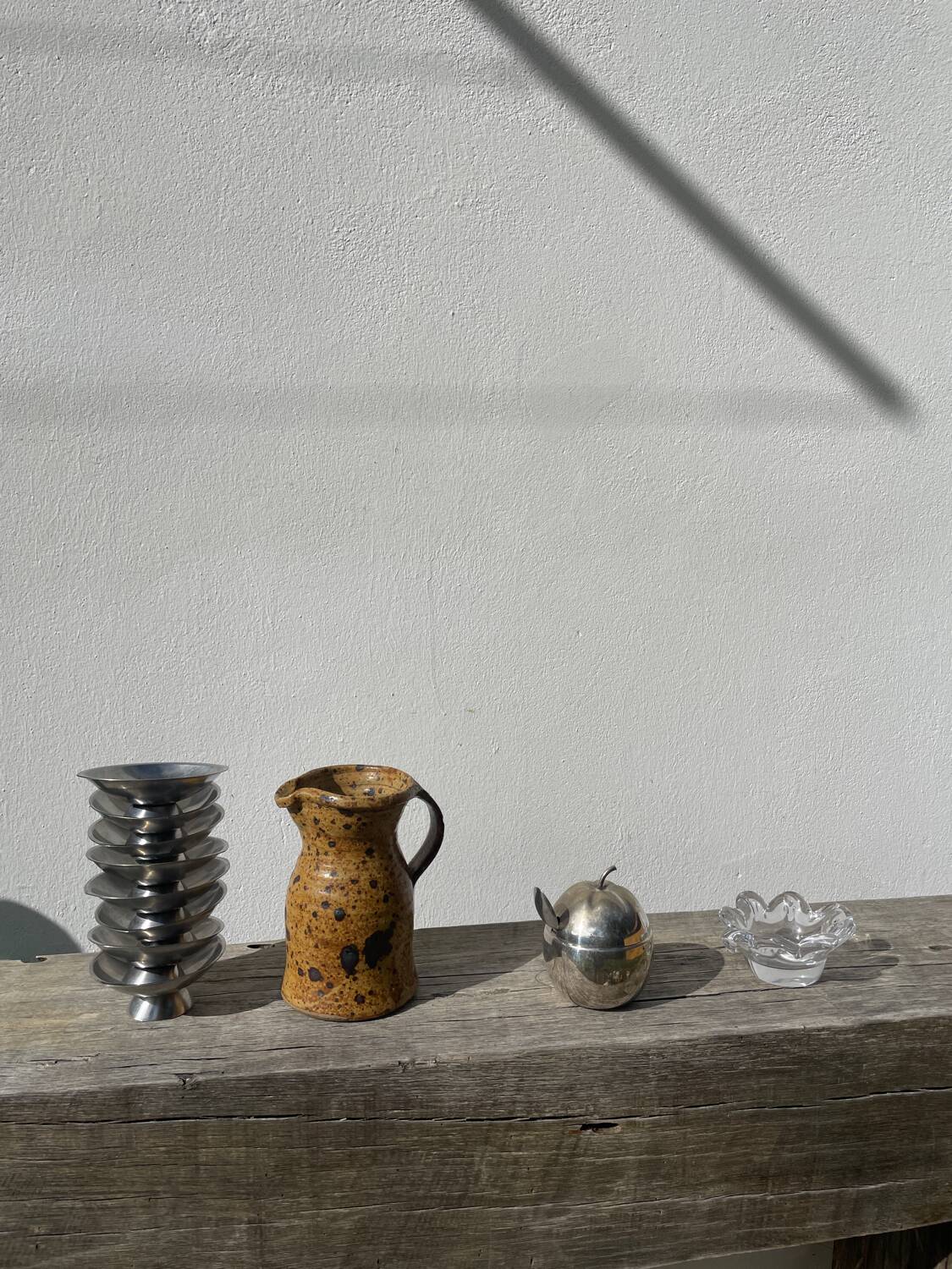 English silver plated apple sugar bowl