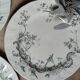 Set of 7 Lauzun Gien ironstone plates