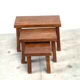 Brutalist nesting tables