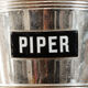 Piper Heidsieck champagne bucket – Silver metal