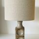 Danish glazed ceramic lamp, 1960