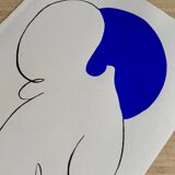 Blue Sun 01 - 30 x 40 cm - Atelier Agapé