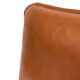 Vintage Danish armchair cognac leather by Stouby