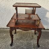 Japanese style table with bronze ornaments by Gabriel Viardot