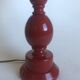Toured wooden lamp