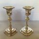 Pair of candlesticks silver metal W Germany