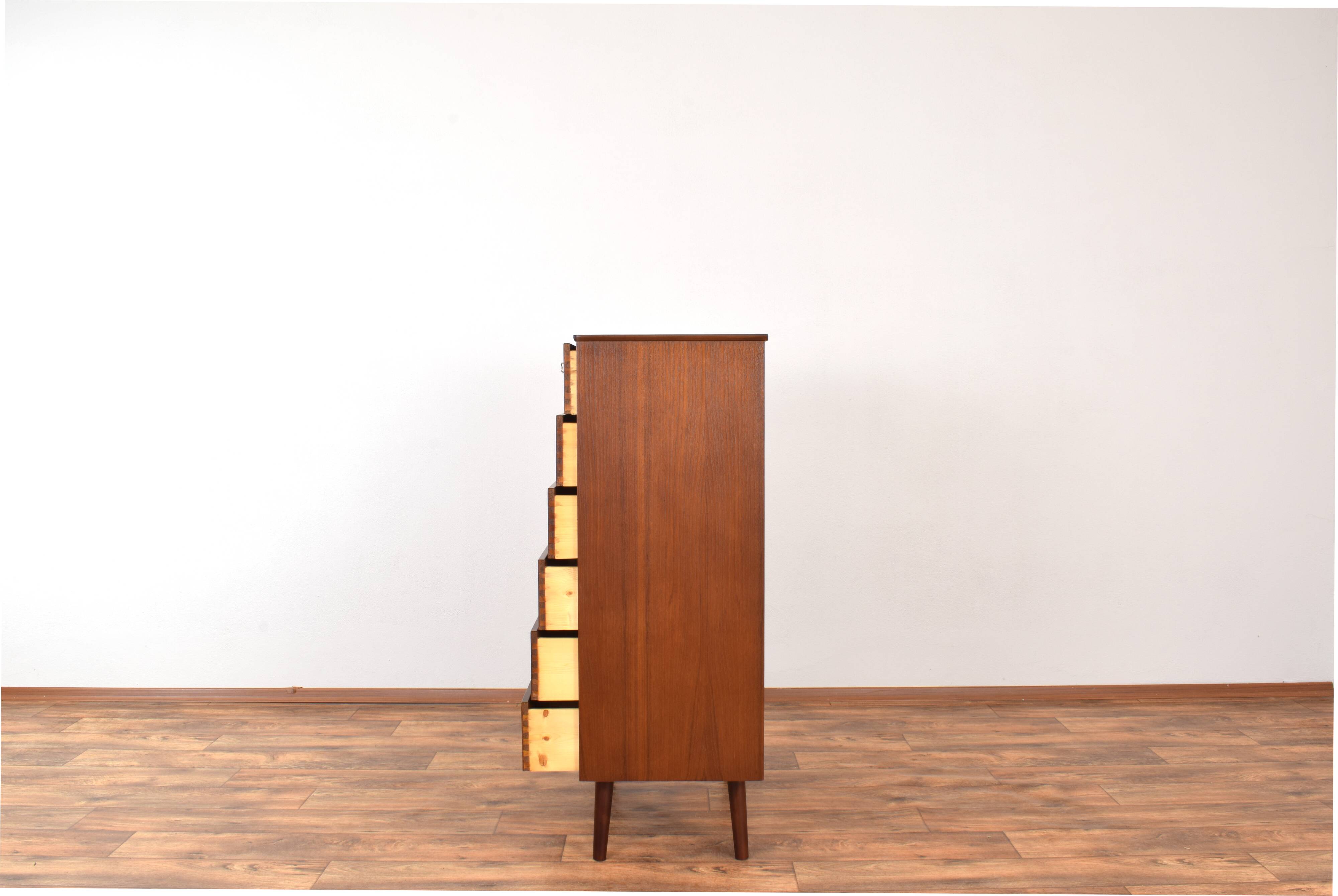 Mid-Century Danish Teak Chest of Drawers, 1960s.