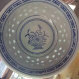 11 cups and saucers in vintage Chinese porcelain