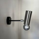 Vintage adjustable wall lamp, chrome, France 1970