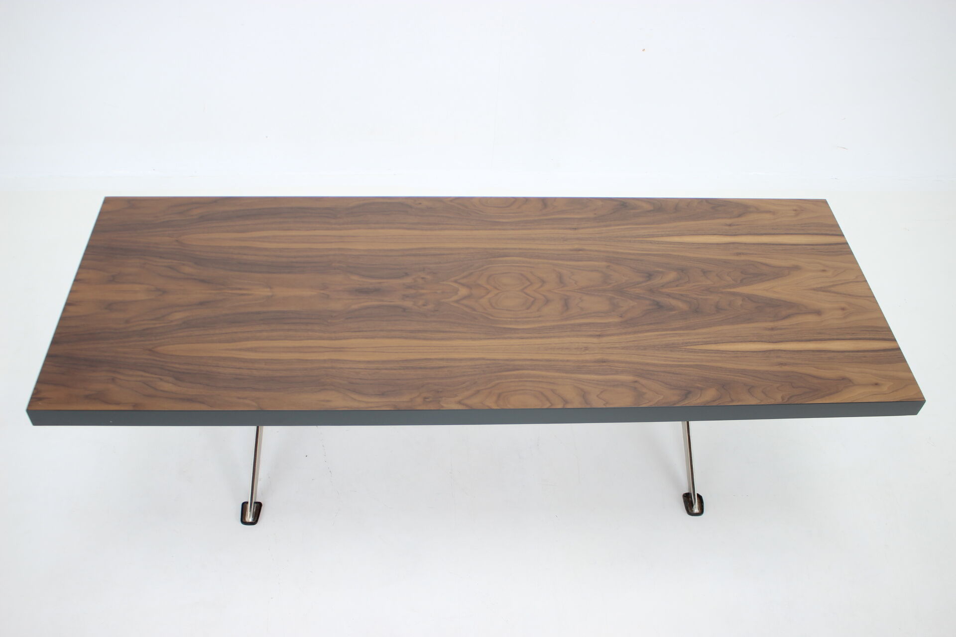 1970s Restored Walnut Coffee table ,Czechoslovakia
