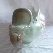 Faience gardener Luneville k&g art nouveau flower decoration