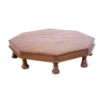 BAJOOT tea table in ancient Burmese teak