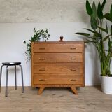 Vintage dresser in oak foot compass
