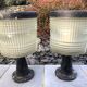 Pair of vintage bur leuchten lamps from the 60s