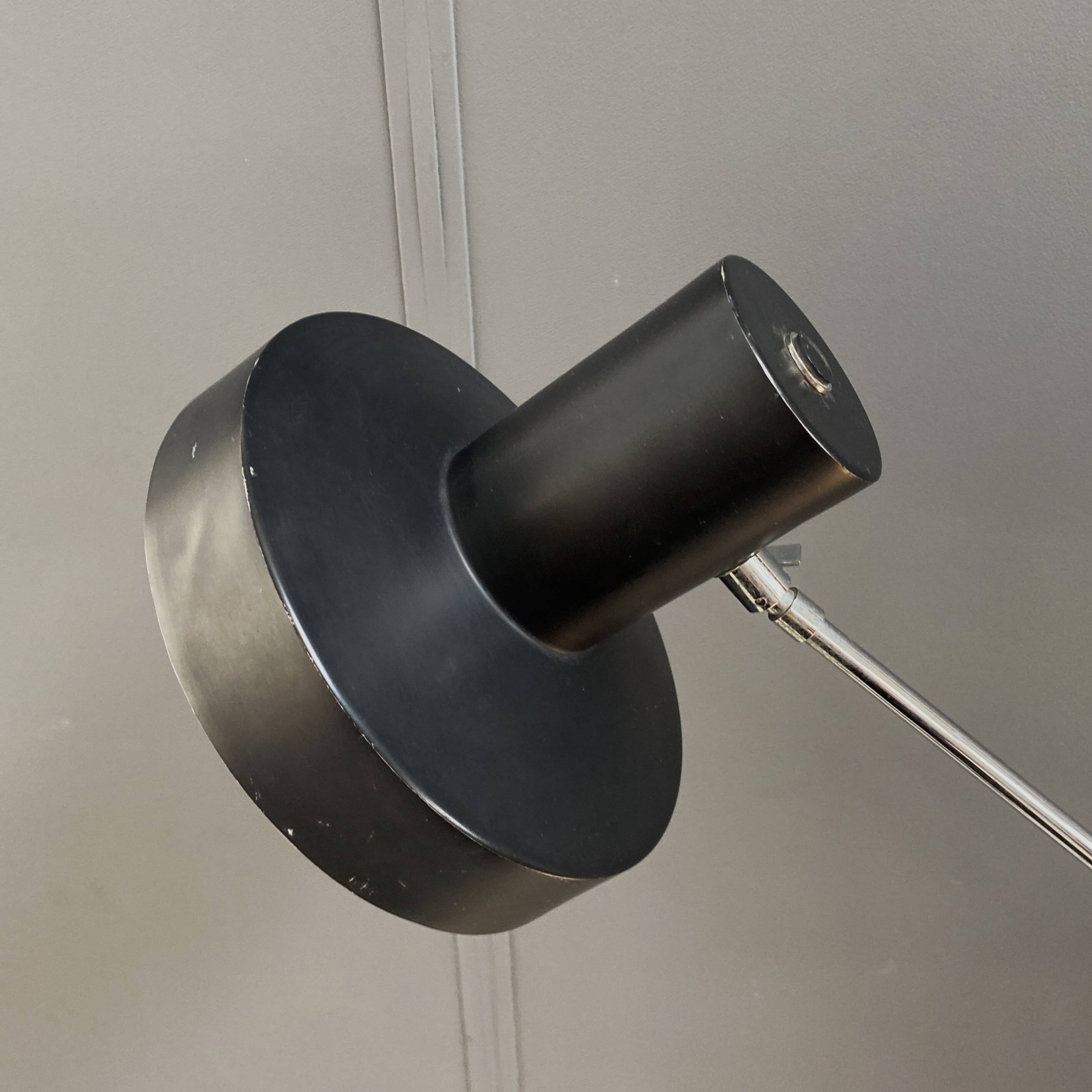 Metal floorlamp by J. Hoogervorst for Anvia Netherlands