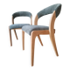 Baumann aqua green gondola chairs