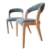 Chaises gondoles baumann vert d'eau