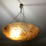 Suspension ancienne opaline