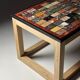 Marble specimen table vintage