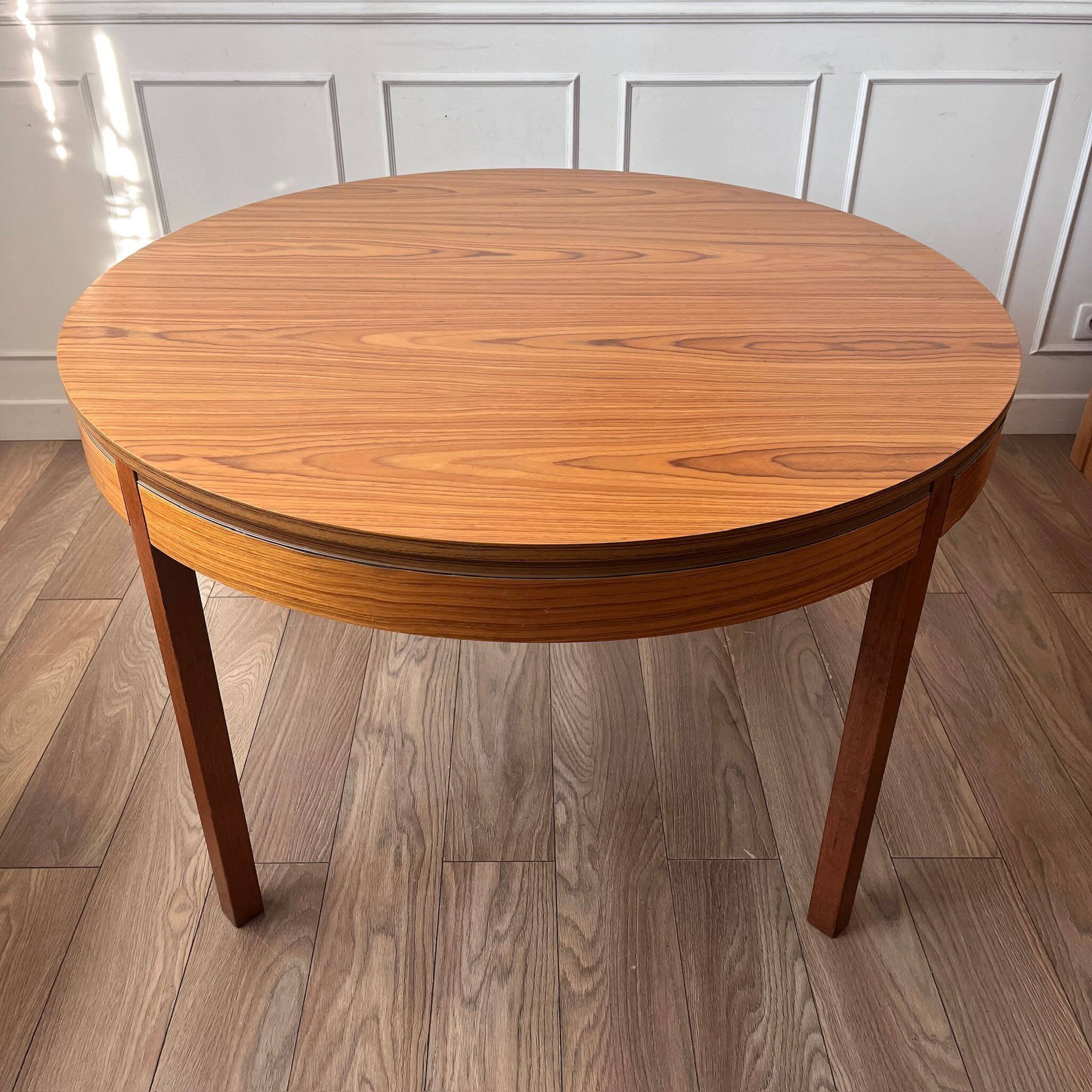 Vintage round dining table