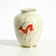 40s porcelain vase with handpainted wildlife motifs from PMR Bavaria Jaeger