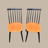 Two Scandinavian design chairs, Fanett style